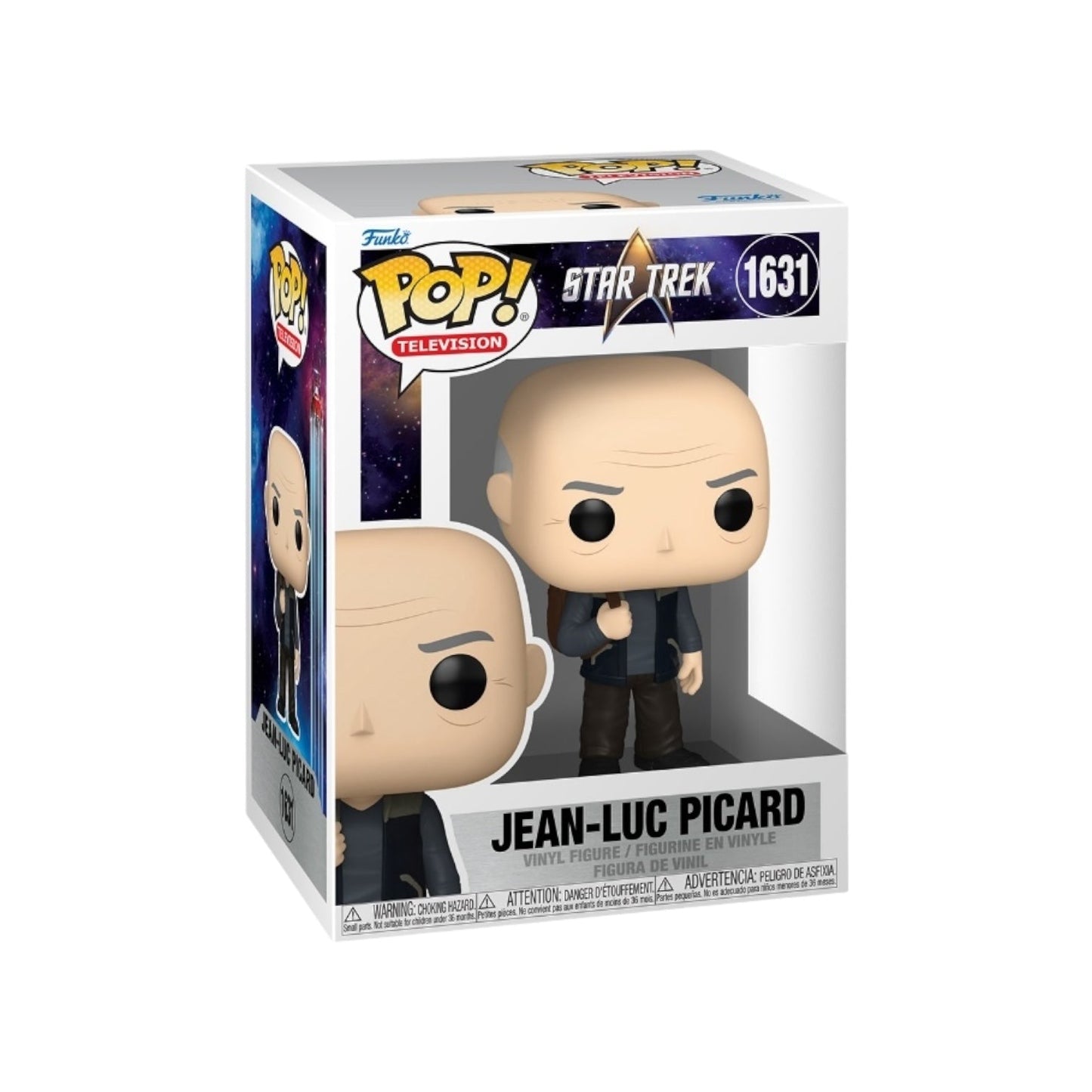 Funko Pop! Star Trek Jean-Luc Picard 1631 + Free Protector