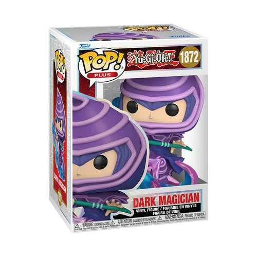 Yu-Gi-Oh! Dark Magician (Attack) Funko Pop Vinyl Figure Plus #1872 + Pop Protector