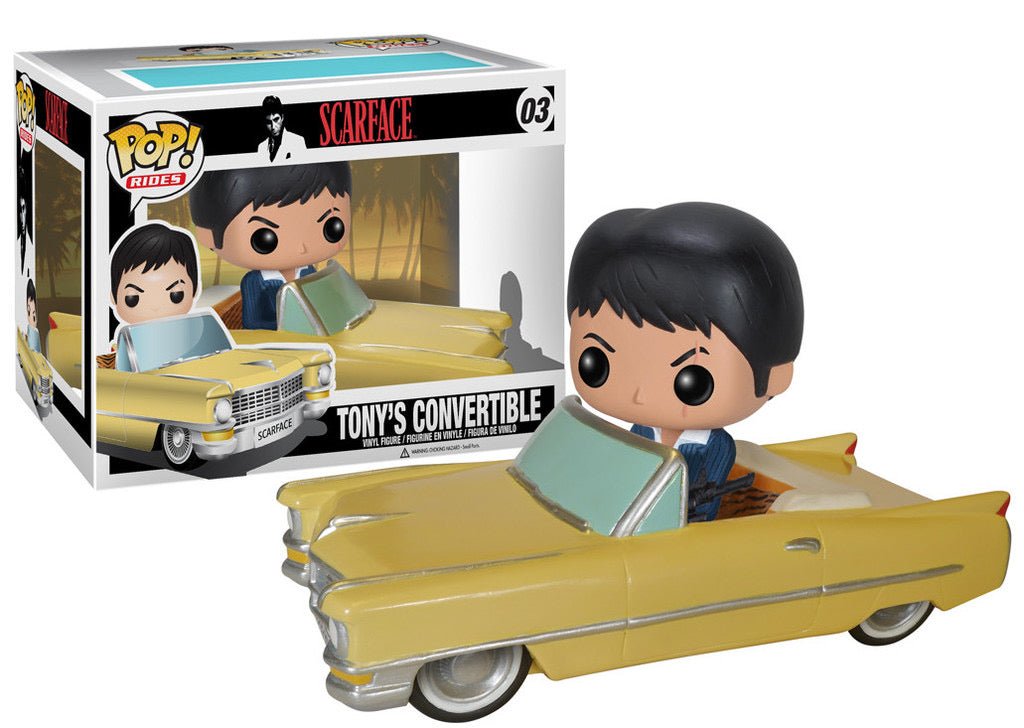 Funko Pop! Rides: Scarface : Tony’s Convertible 03 (VAULTED)