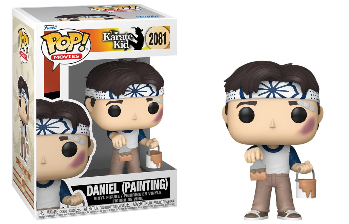 Funko Pop! The Karate Kid - Daniel (Painting) 2081 Figure + Pop Protector