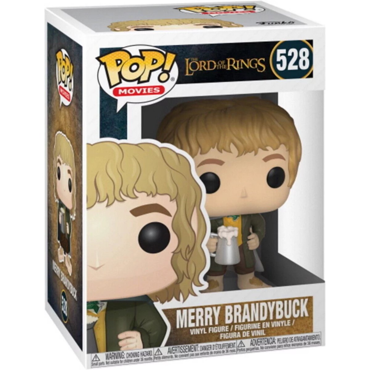 Funko Pop! The Lord of the Rings : Merry Brandybuck 528 + Pop Protector