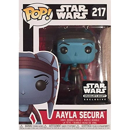 Funko Pop! Star Wars Aayla Secura Smuggler’s Bounty Exclusive 217 + Pop Protector