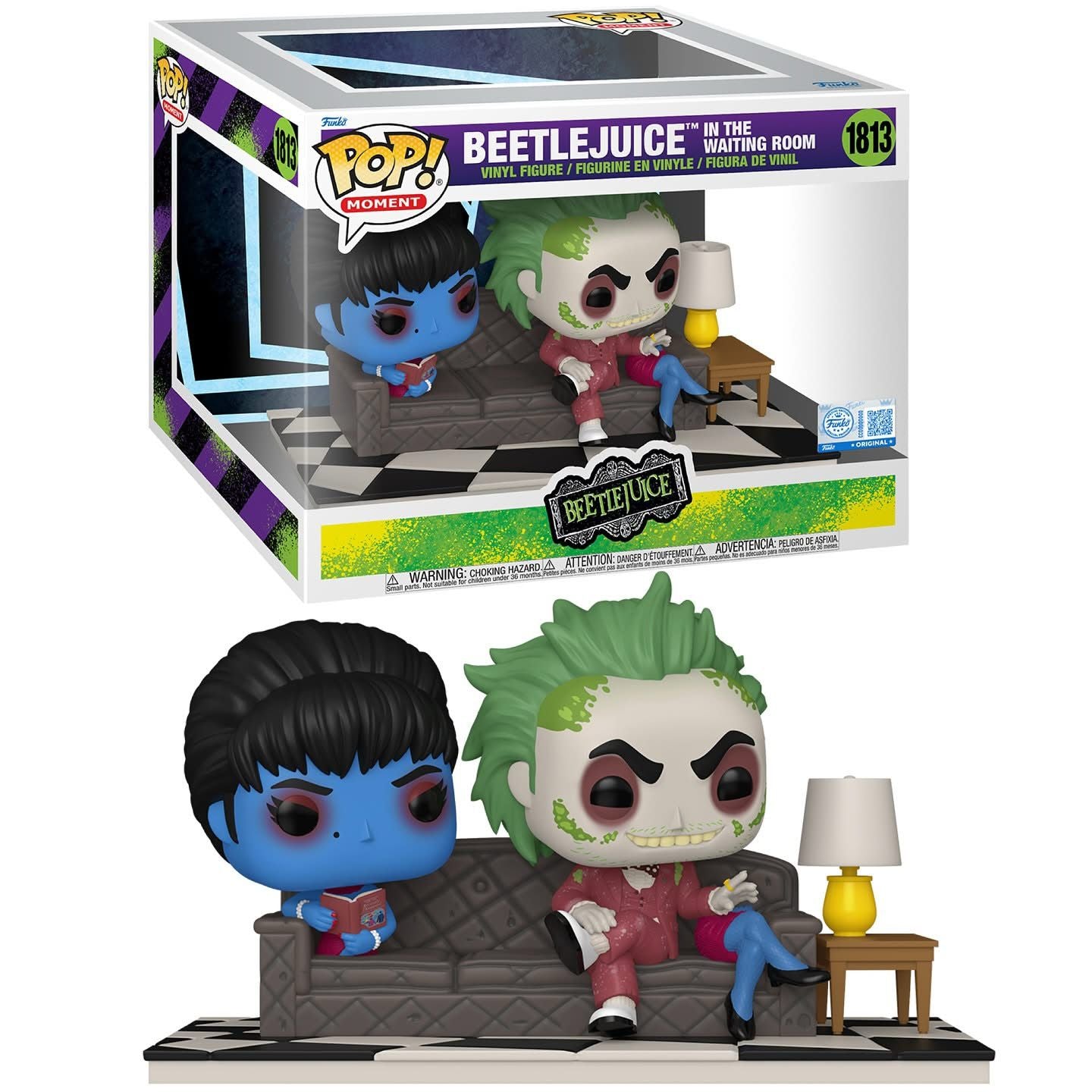 Funko Pop! Beetlejuice In The Waiting Room 1813 Moments Funko Special Edition Figure