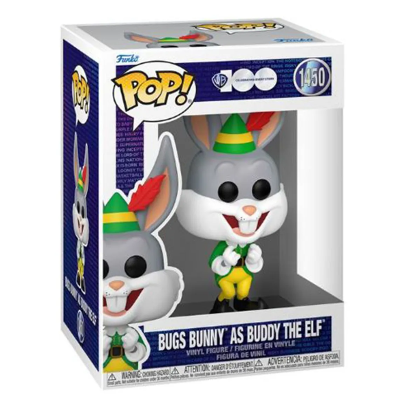 Funko Pop! WB100 Bugs Bunny as Buddy The Elf 1450 + Pop Protector