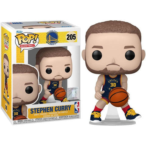 Funko Pop! Golden State Warriors : Stephen Curry 205 + Pop Protector