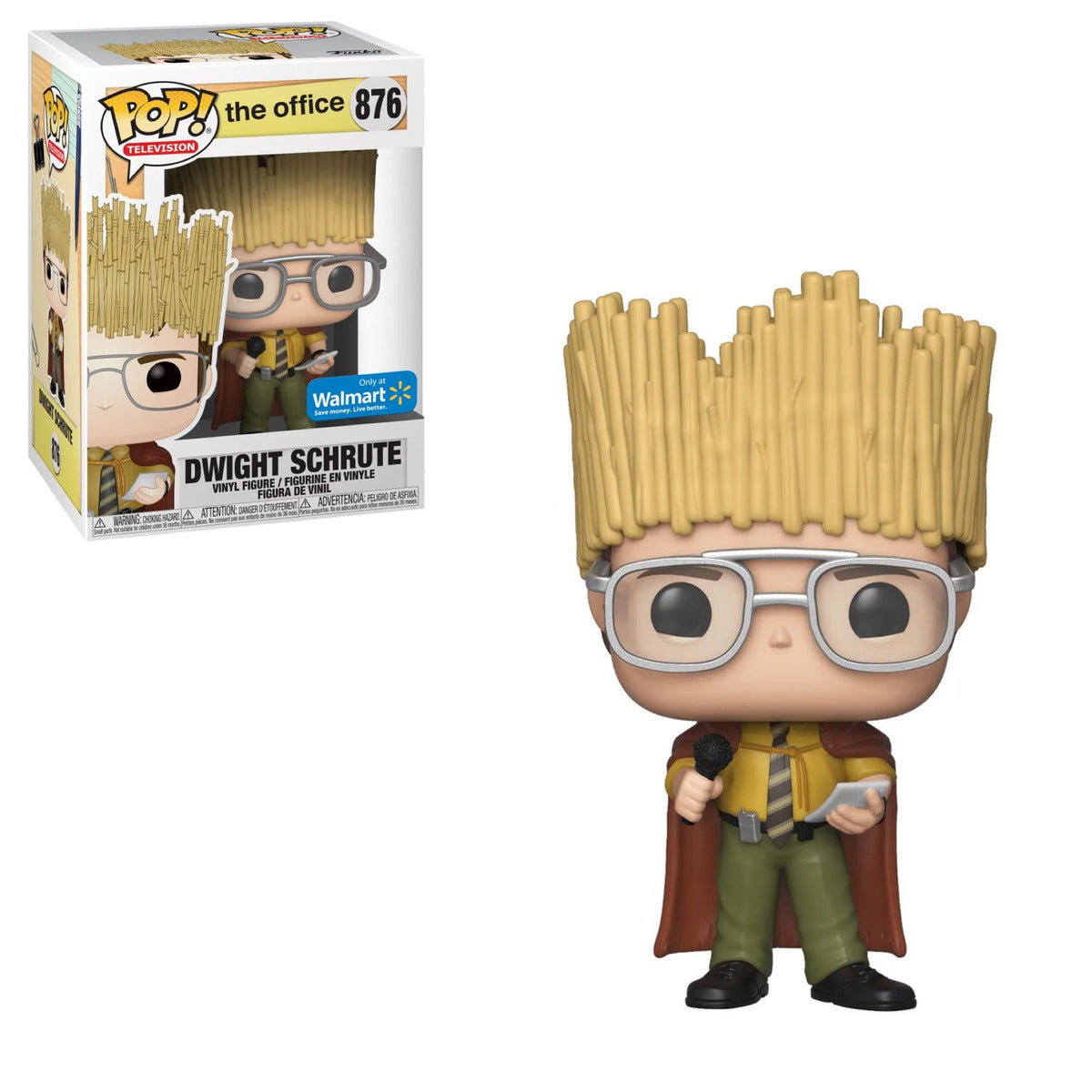 Funko Pop! The Office - Dwight Schrute 876 Walmart Exclusive + Free Protector (VAULTED)
