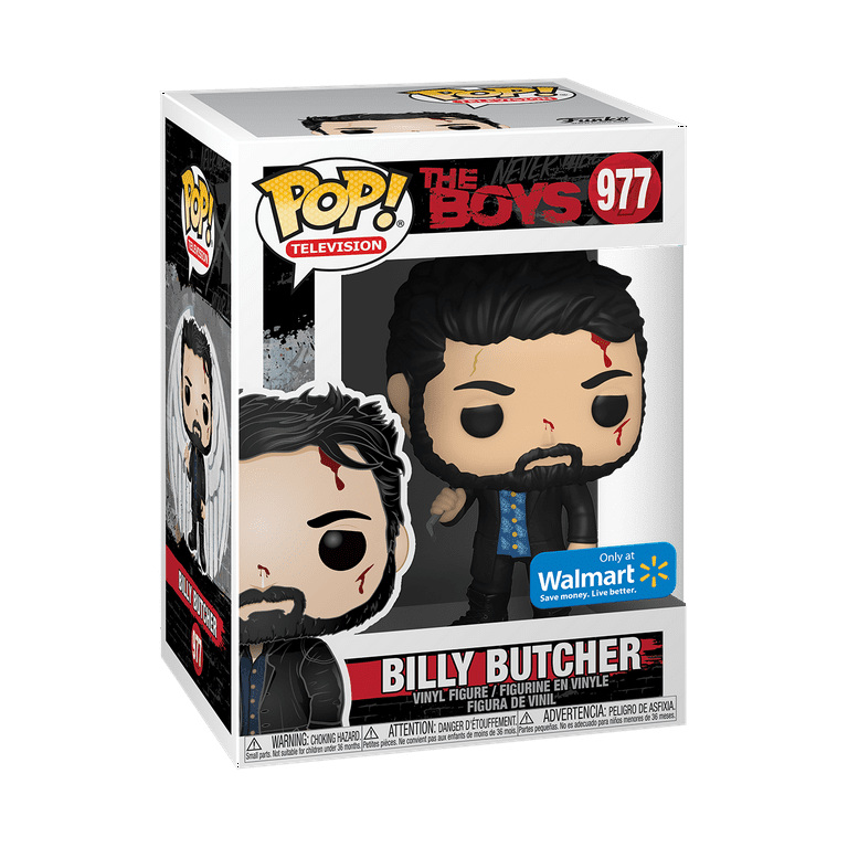 Funko Pop! The Boys : Billy Butcher (Bloody) 977 Walmart Exclusive (VAULTED) + Pop Protector