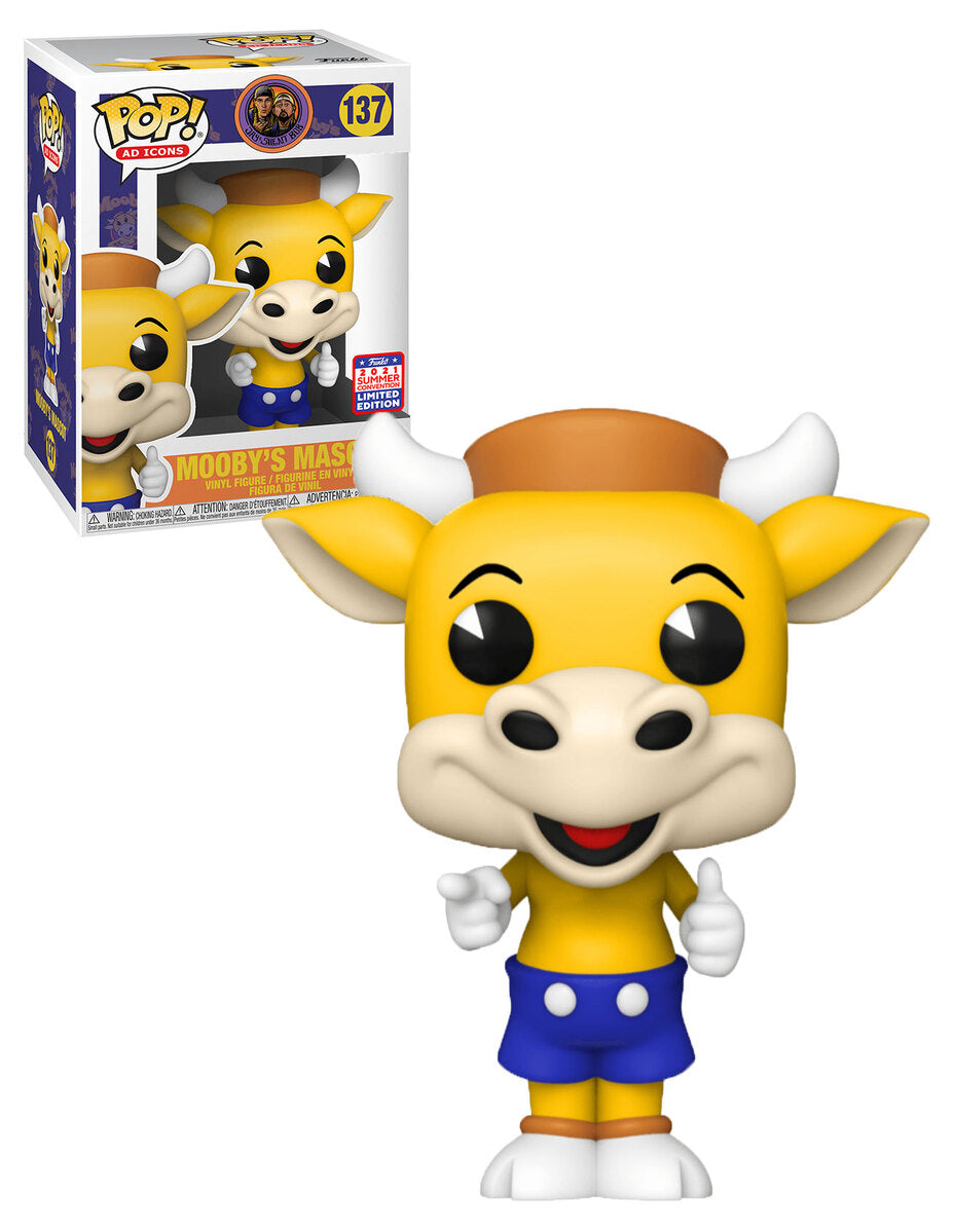 Funko Pop! Jay & Silent Bob - Mooby’s Mascot 137 Funko 2021 Summer Convention Exclusive Figure + Pop Protector