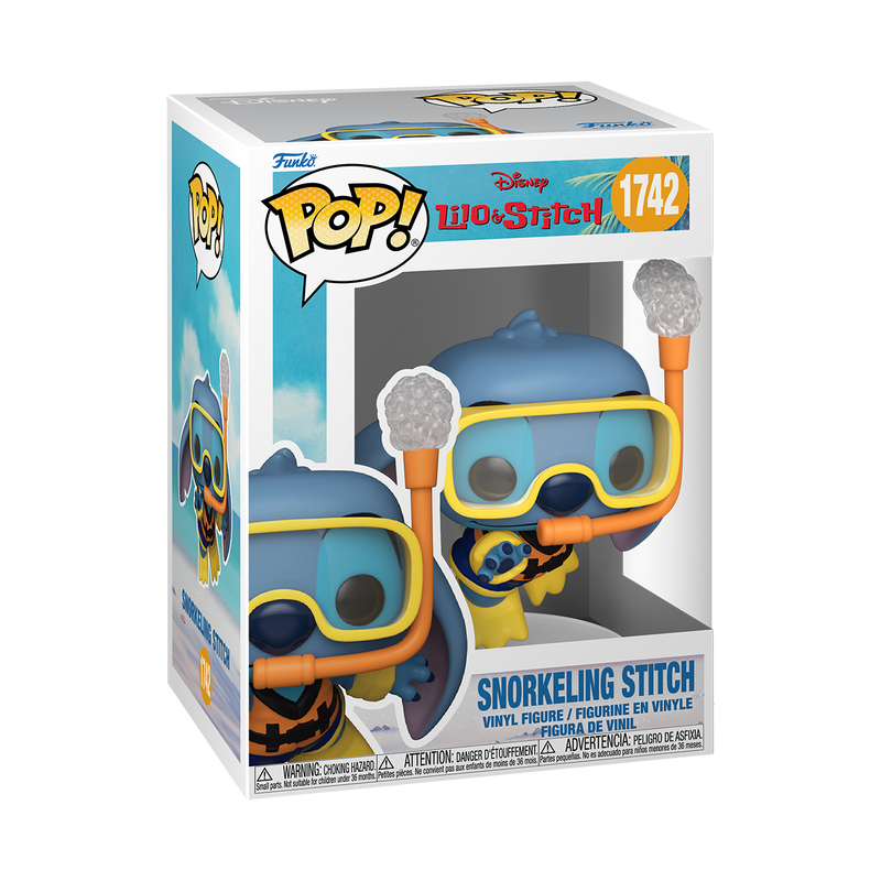 Funko Pop! Disney Lilo & Stitch - Snorkelling Stitch 1742 Figure + Pop Protector