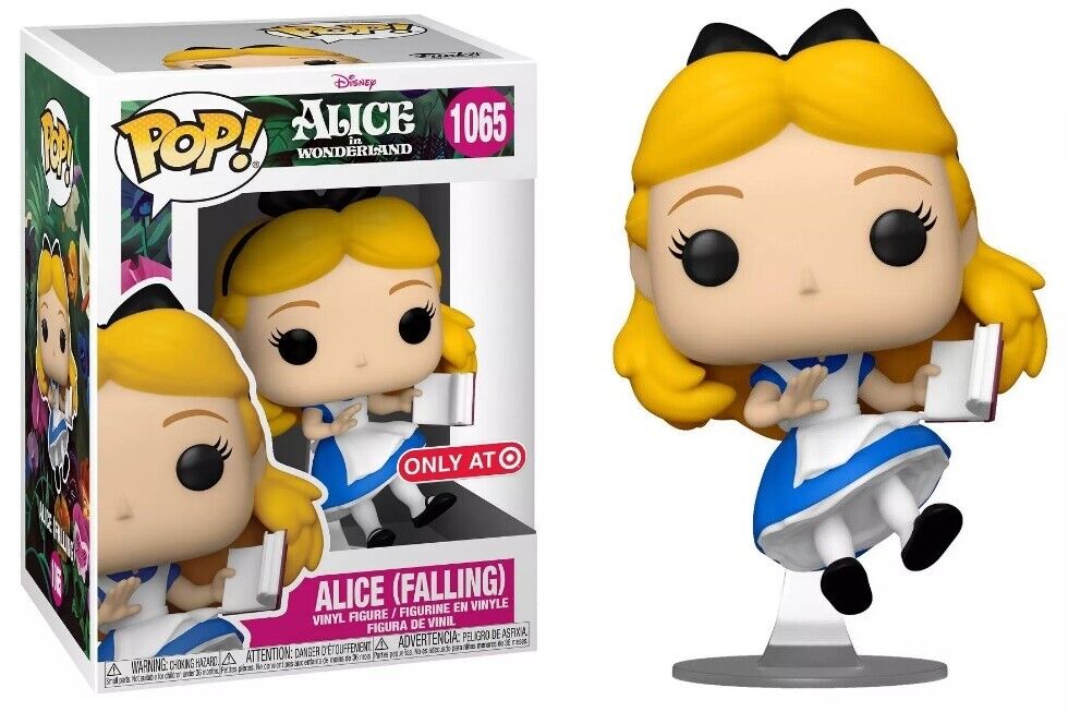 Funko Pop! Disney Alice in Wonderland : Alice (Falling) 1065 Target Exclusive + Pop Protector (box damage)