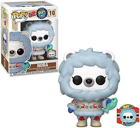 Funko Pop! Around The World Norway Nora 10 + Enamel Pin (VAULTED) + Free Protector