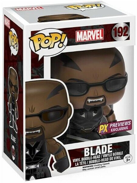 Funko Pop! Marvel Blade 192 PX Previews Exclusive (VAULTED) + Free