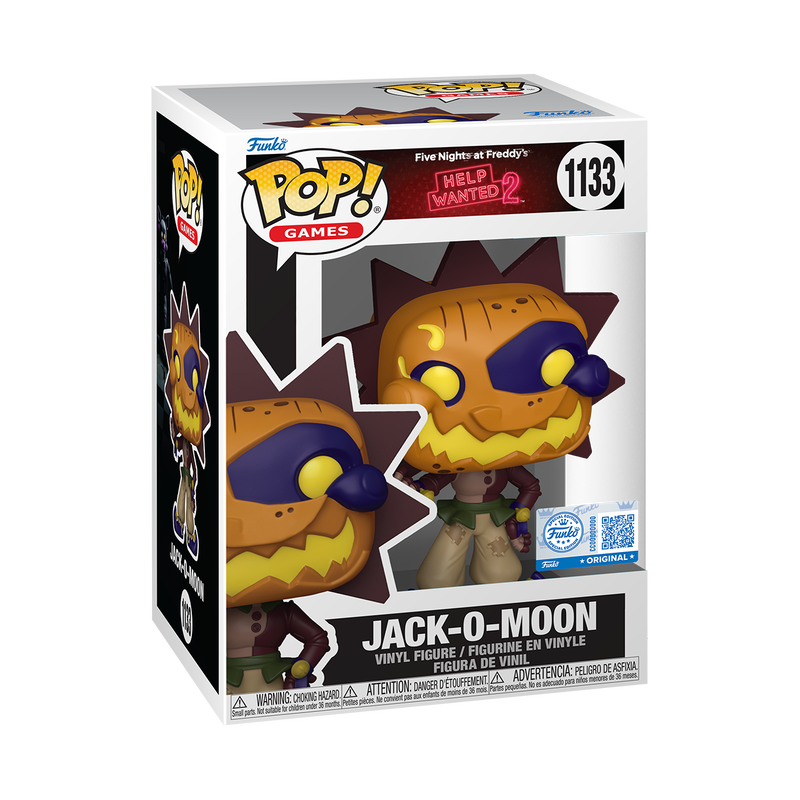 Funko Pop! Five Nights at Freddy’s (FNAF) Help Wanted 2 - Jack-O-Moon 1133 Funko Special Edition Figure + Pop Protector