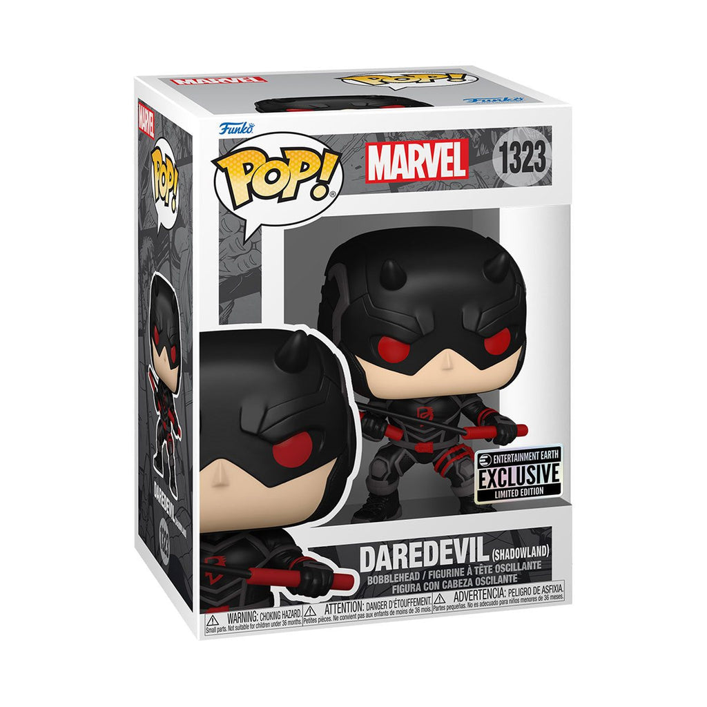 Funko Pop! Marvel Daredevil (Shadowland) 1323 Entertainment Earth Figure + Free Protector