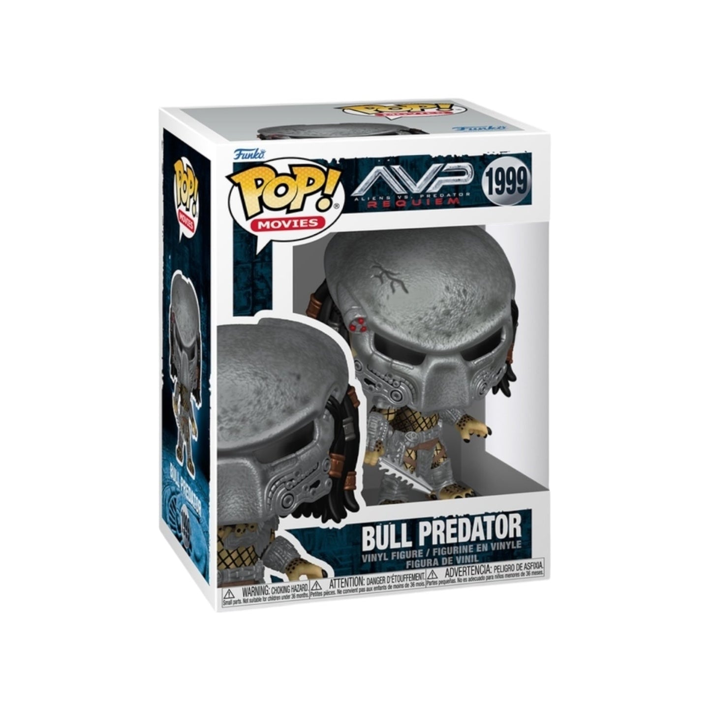 Funko Pop! AVP : Aliens VS. Predator Requiem - Bull Predator 1999 Figure + Pop Protector