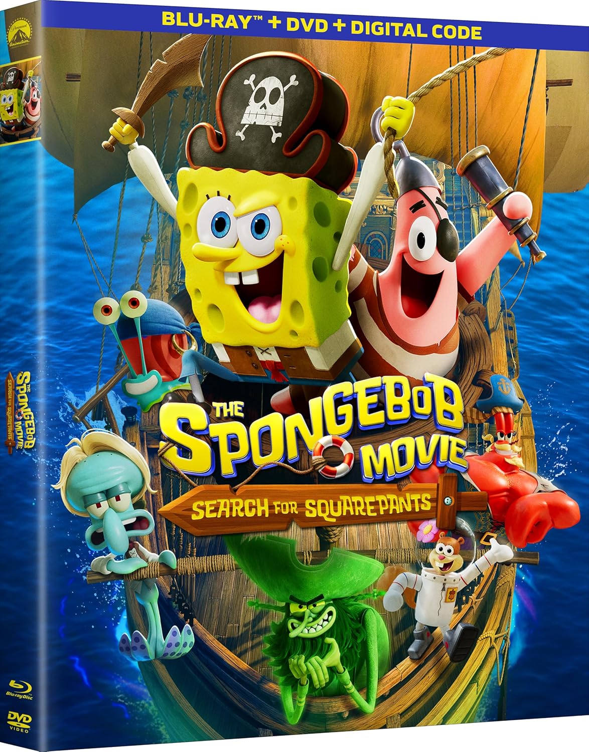 The SpongeBob Movie: Search for SquarePants [BD/DVD Combo w/Digital Copy