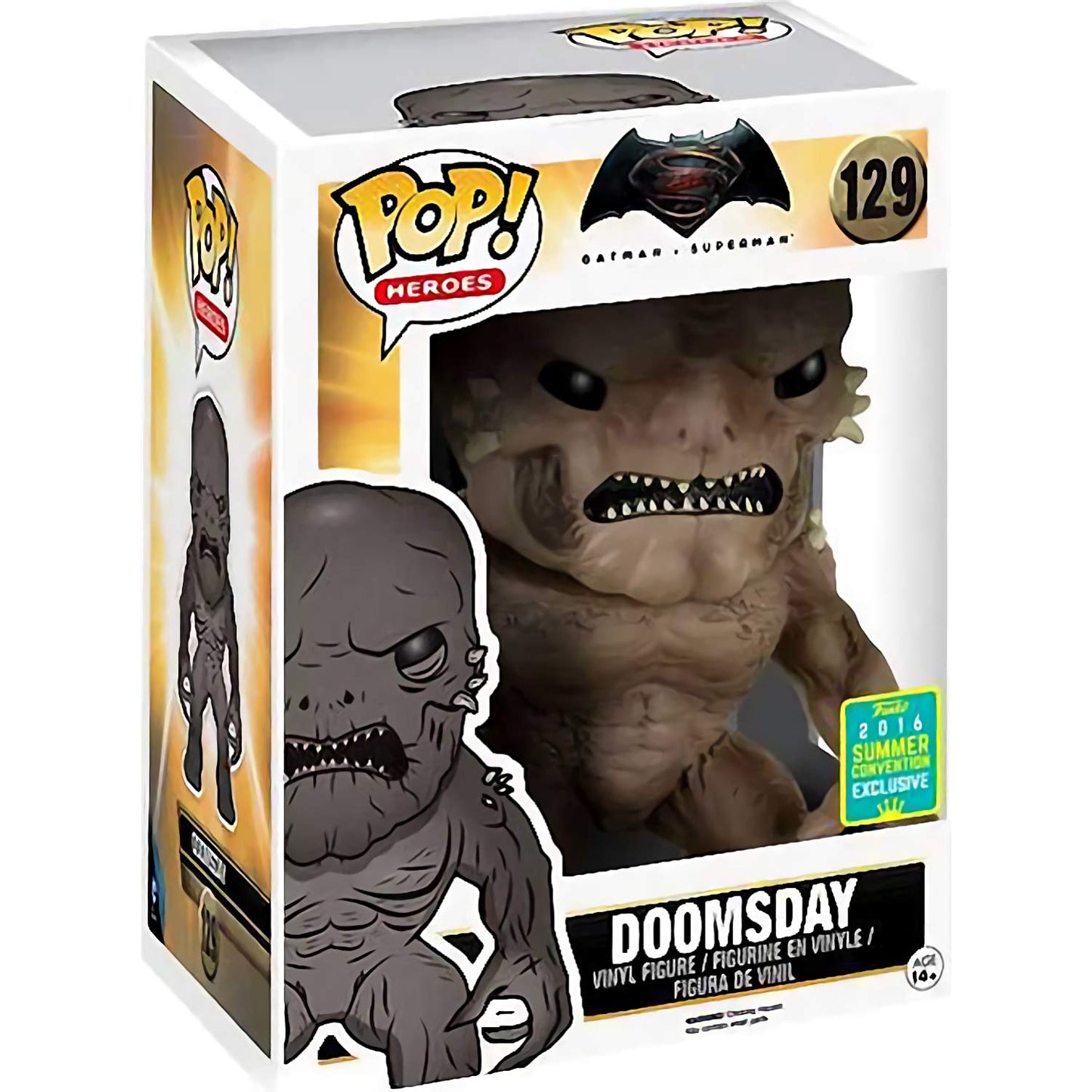 Funko Pop! Batman VS Superman : Doomsday 129 Funko 2016 Summer Convention Exclusive Figure