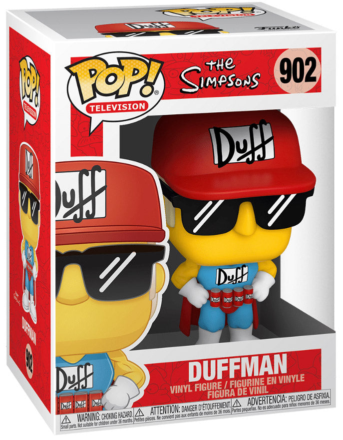 Funko Pop! The Simpsons - Duffman 902 + Free Protector