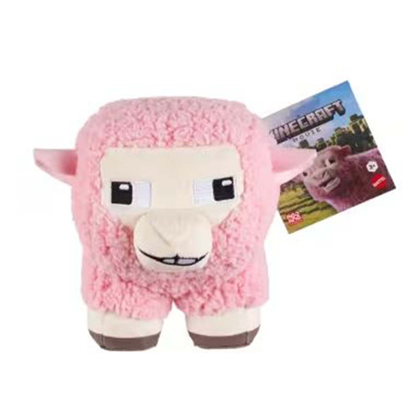 Mattel Minecraft Movie Pink Sheep 8-Inch Plush