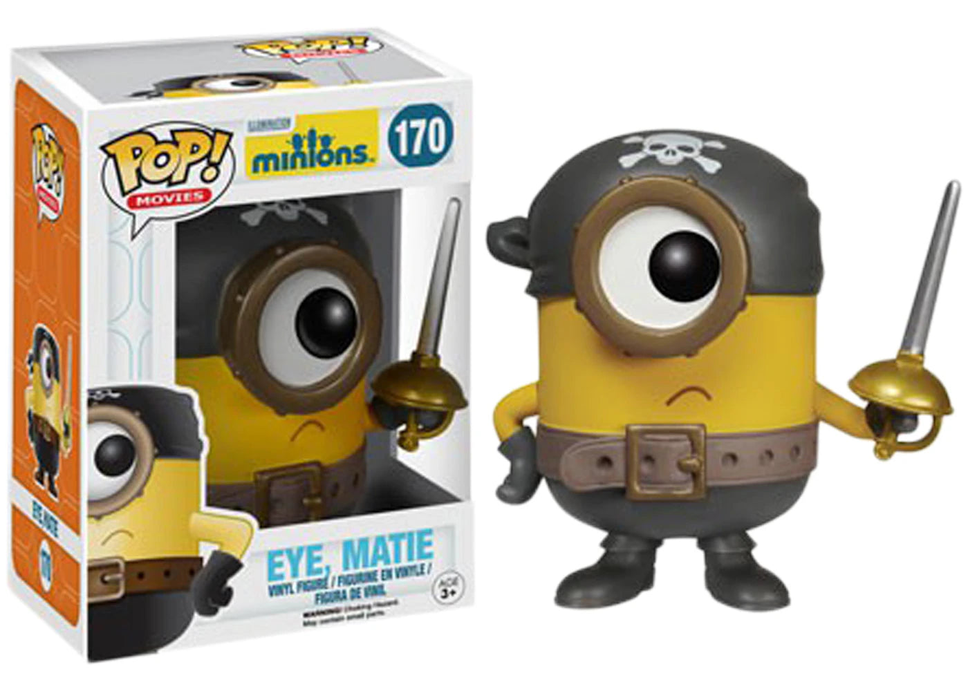 Funko Pop! Illumination Entertainment - Minions - Eye, Matie 170 (VAULTED)+ Free Protector
