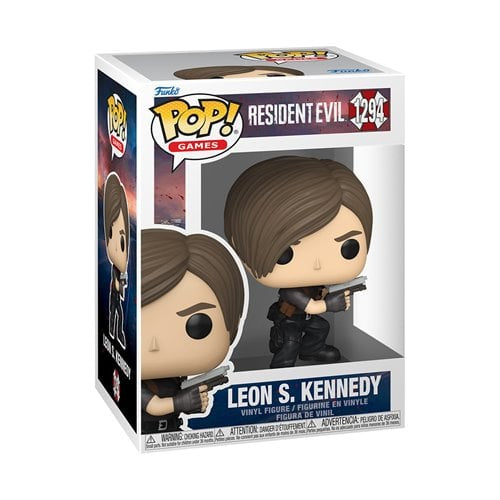 Funko Pop! Resident Evil - Leon S. Kennedy 1294 + Pop Protector
