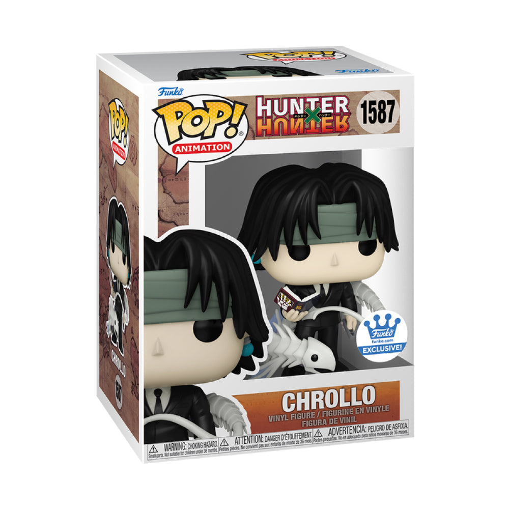 Funko Pop! Hunter X Hunter - Chrollo 1587 Funko Shop Exclusive + Free Protector