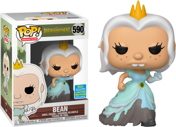 Funko Pop! Disenchantment: Bean 590 Funko 2019 Summer Convention Exclusive (VAULTED) + Pop Protector