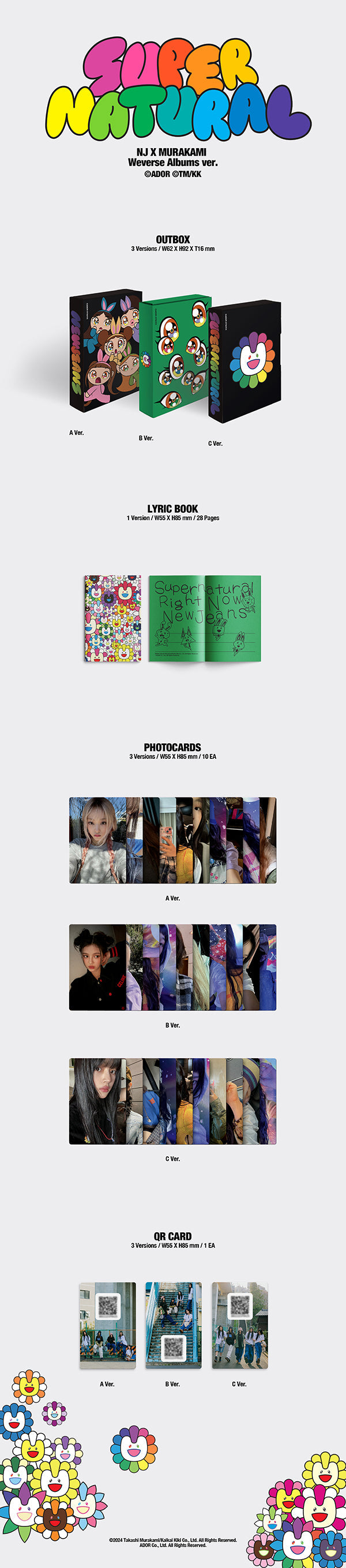 K-pop NewJeans Supernatural Weverse Album Ver. A