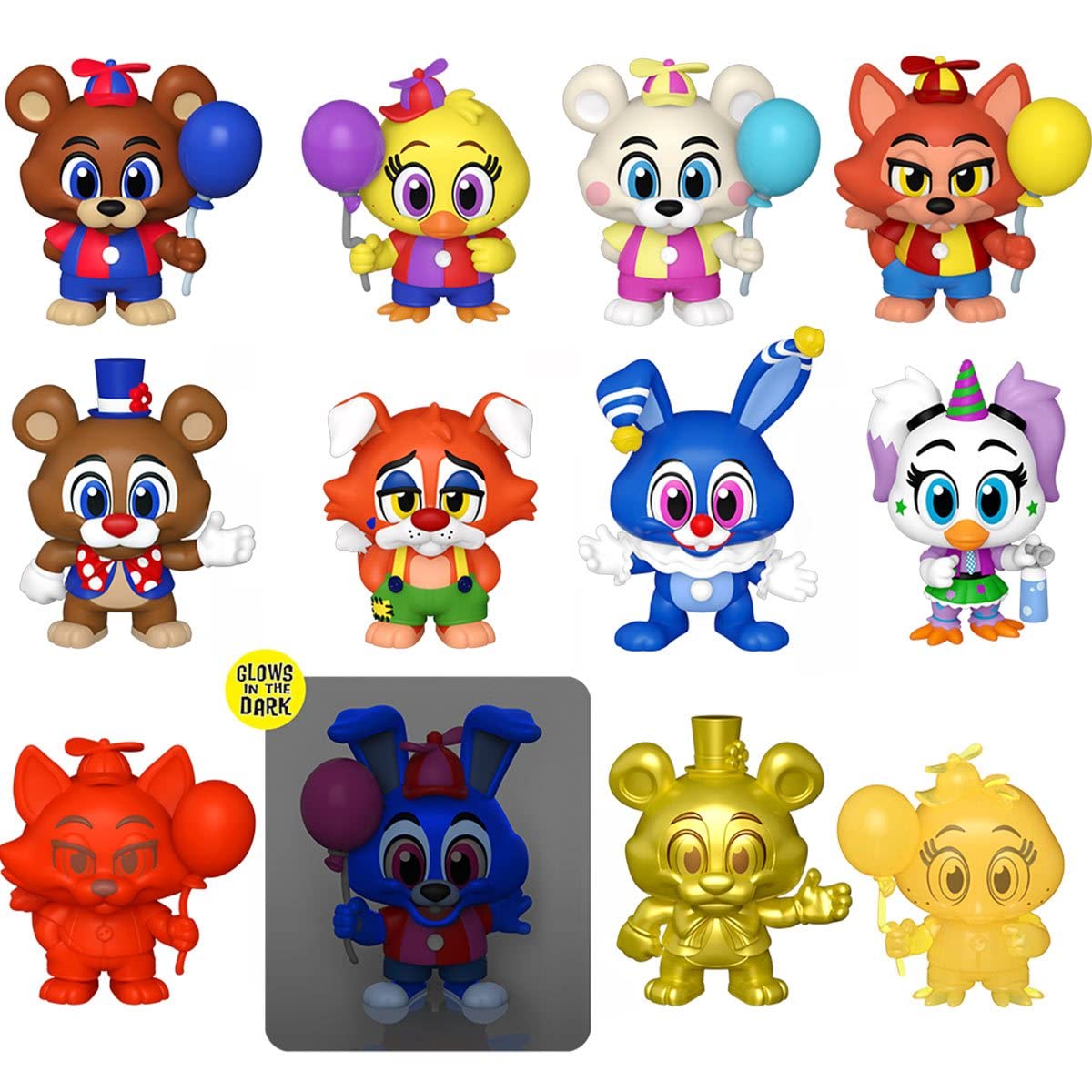 Five Nights at Freddy’s (FNAF) Security Breach Mystery Minis Blind Box Vinyl Figure (One Variation Chosen at Random)