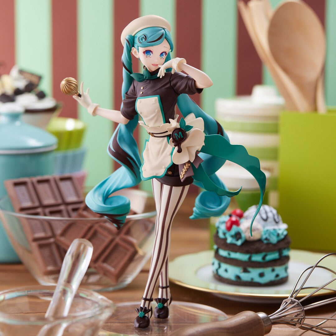 Hatsune Miku Luminasta Bitter Patissier SEGA Statue Figure *New In Box*