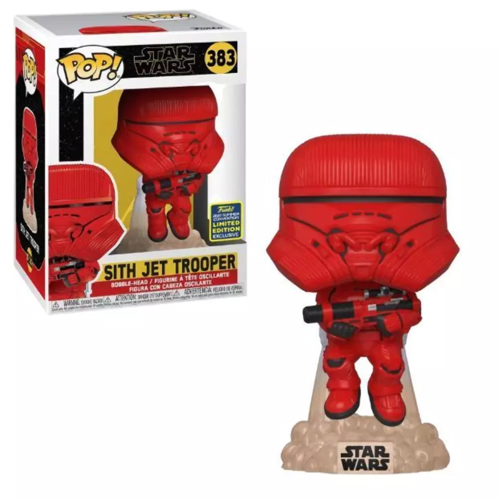 Funko Pop! Star Wars - Sith Jet Trooper 383 Funko 2020 Summer Convention Exclusive + Free Protector