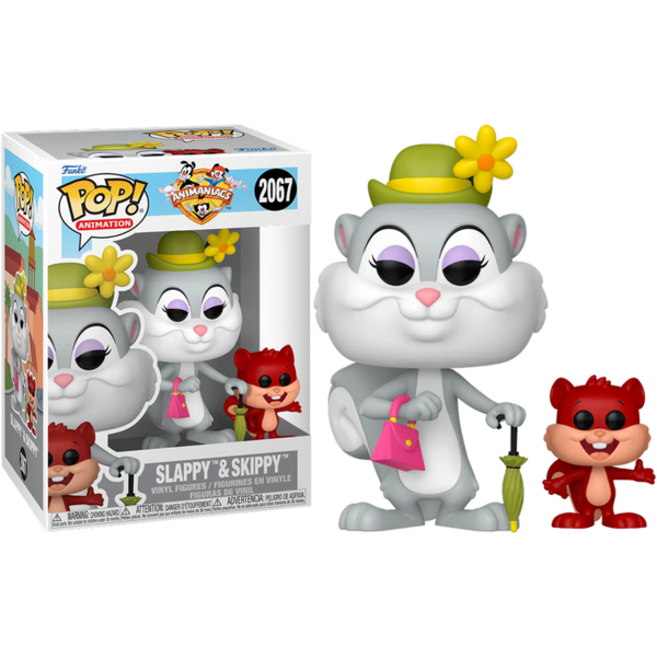 Funko Pop! Animaniacs - Slappy & Skippy 2067 Figure + Pop Protector