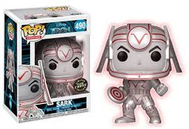Funko POP! Movies: Disney Tron #490 - Sark GITD CHASE + Protector