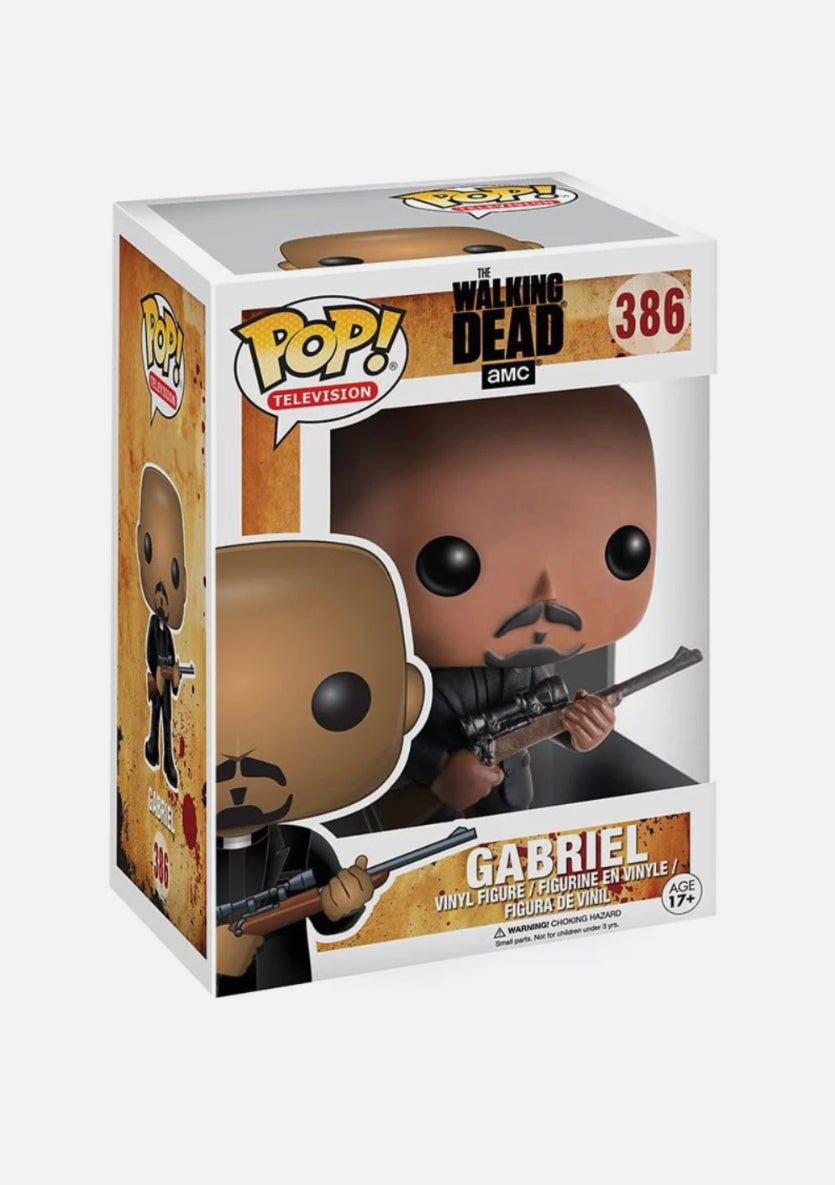 Funko Pop! The Walking Dead - Gabriel 386 + Free Protector (VAULTED)