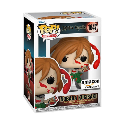 Funko Pop! Jujutsu Kaisen - Nobara Kugisaki 1647 Amazon Exclusive + Free Protector
