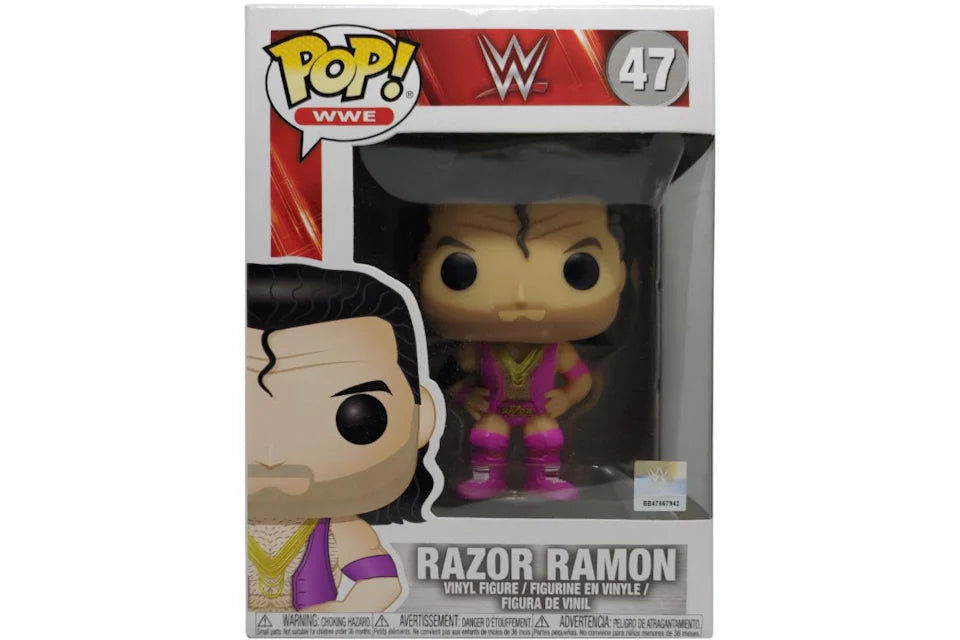 Funko Pop! WWE Razor Ramon 47 (VAULTED) + Free Protector