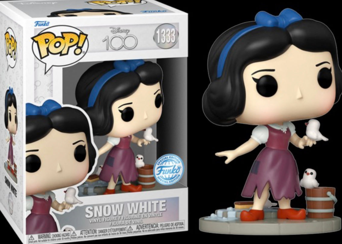 Funko Pop! Disney 100 Snow White Funko Special Edition 1333 + Free
