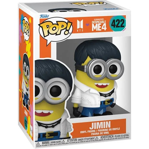 Despicable Me 4 Minion x BTS Jimin Funko Pop! Vinyl Figure #422 + Free Protector