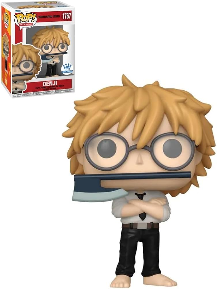 Funko Pop! Chainsaw Man - Denji 1767 Funko Shop Exclusive Figure + Pop Protector