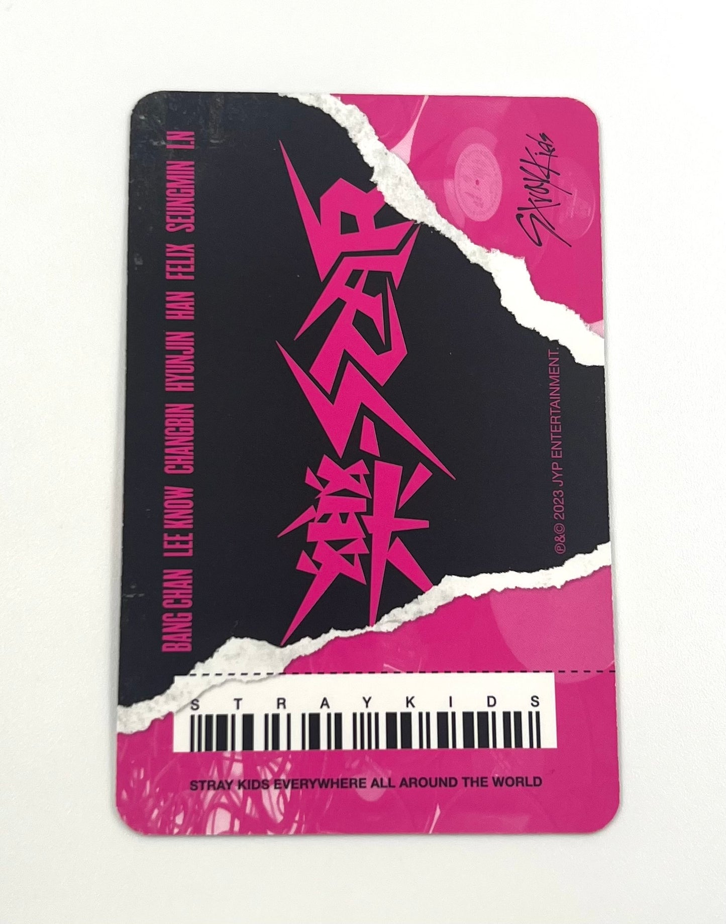 K-pop Stray Kids Rock Star Han Jisung Offical Photocard