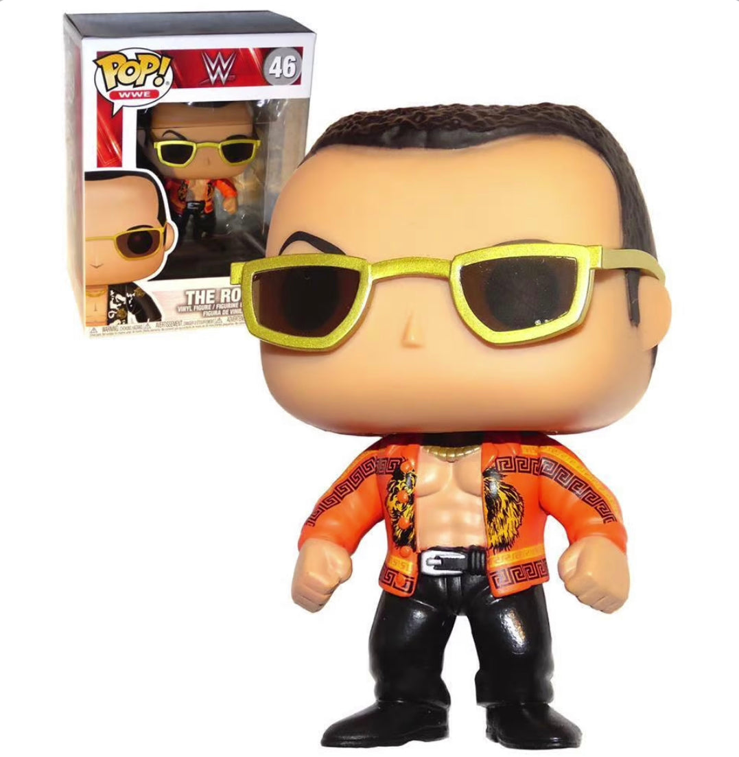 Funko Pop! WWE The Rock 46 + Free Protector (VAULTED)