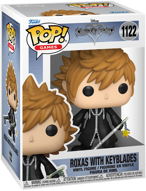 Funko Pop! Disney Kingdom Hearts - Roxas with Keyblades 1122 Figure + Pop Protector