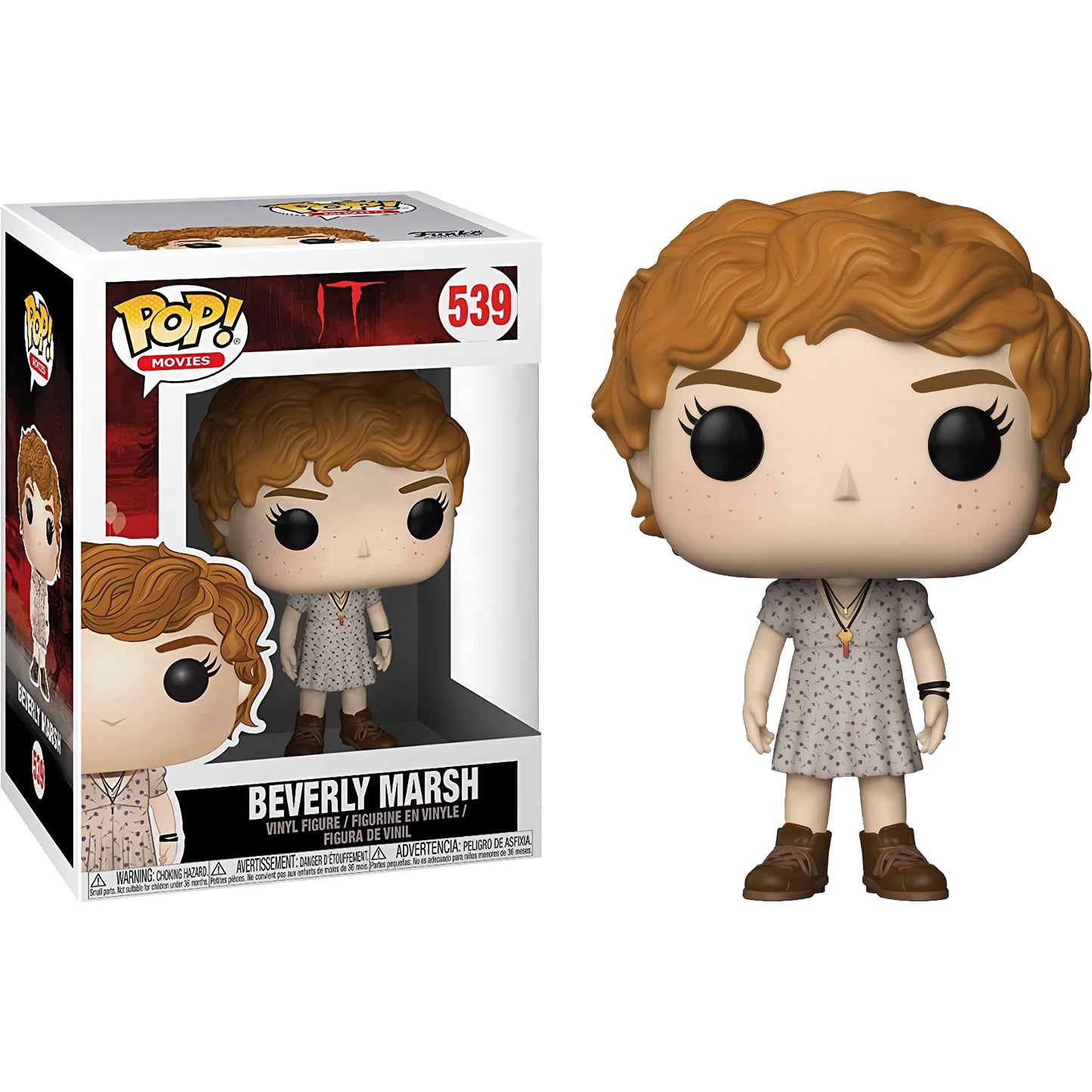 Funko Pop! IT Beverley Marsh 539 + Free Protector (VAULTED) (slight box ware)