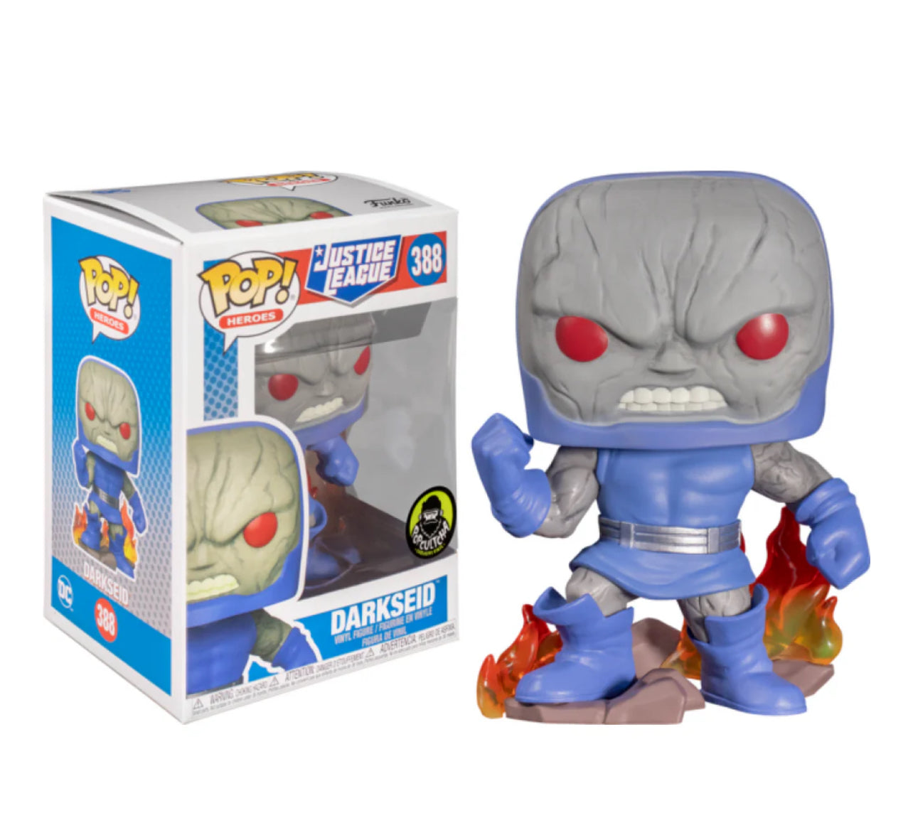 Funko Pop! Justice League : Darkseid 388 Popcultcha Exclusive + Pop Protector