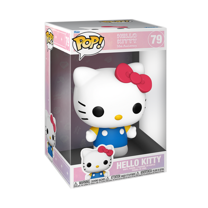 Funko Pop! Sanrio Hello Kitty: 50th Anniversary - 10-Inch Hello Kitty #79 Jumbo Figure