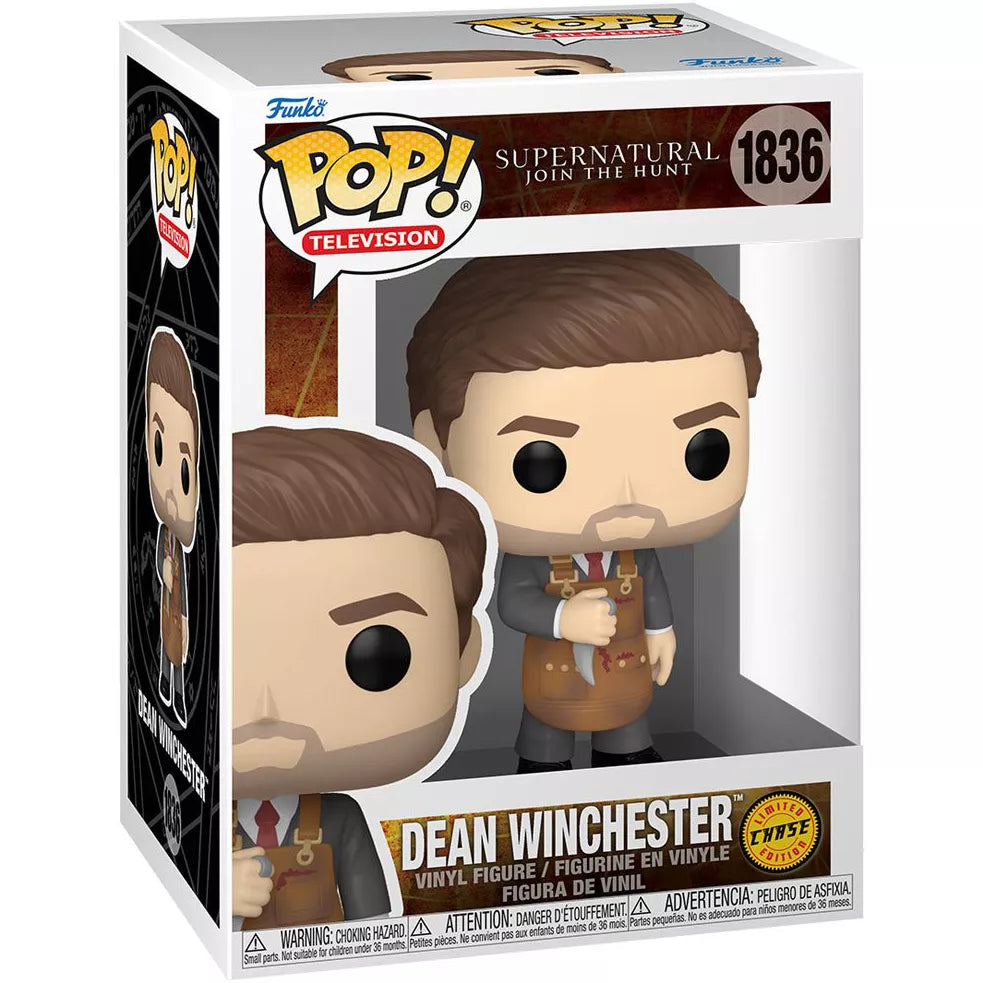 Funko Pop! Supernatural Join The Hunt - Dean Winchester 1836 CHASE Figure + Pop Protector