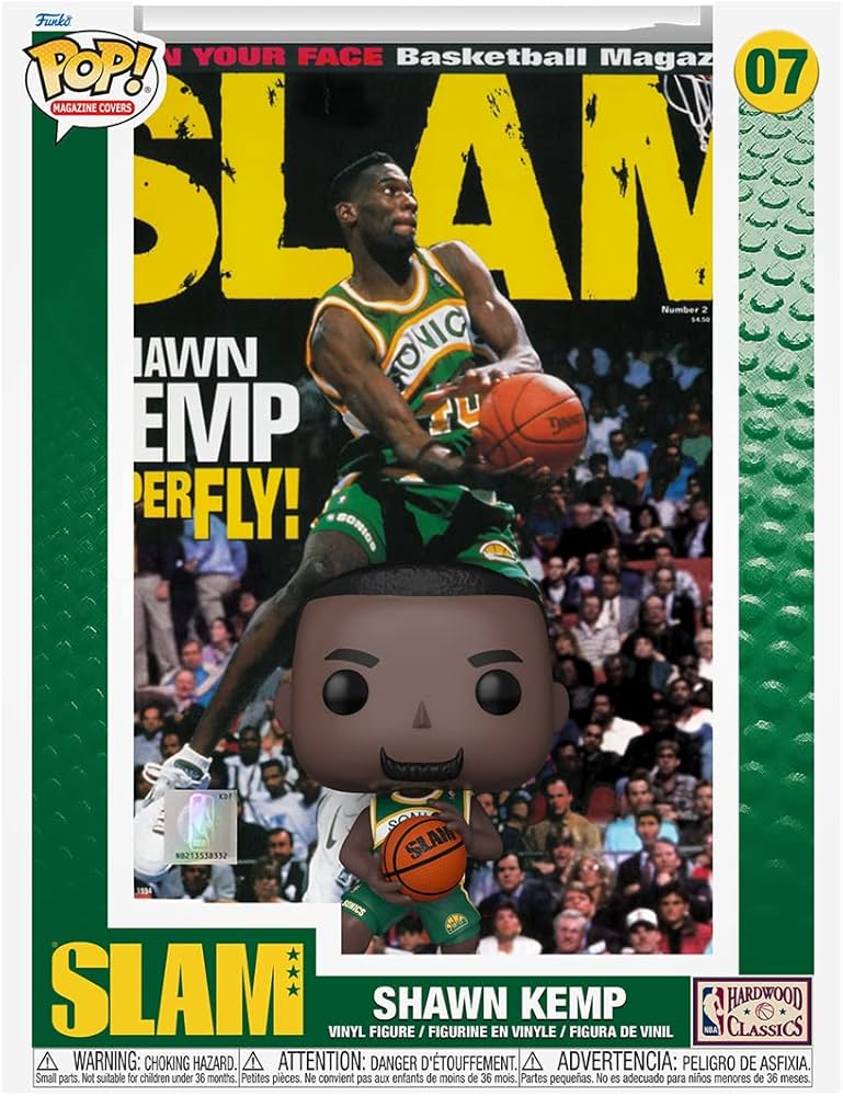 Funko Pop! Magazine Cover Figure NBA SLAM Shawn Kemp 07