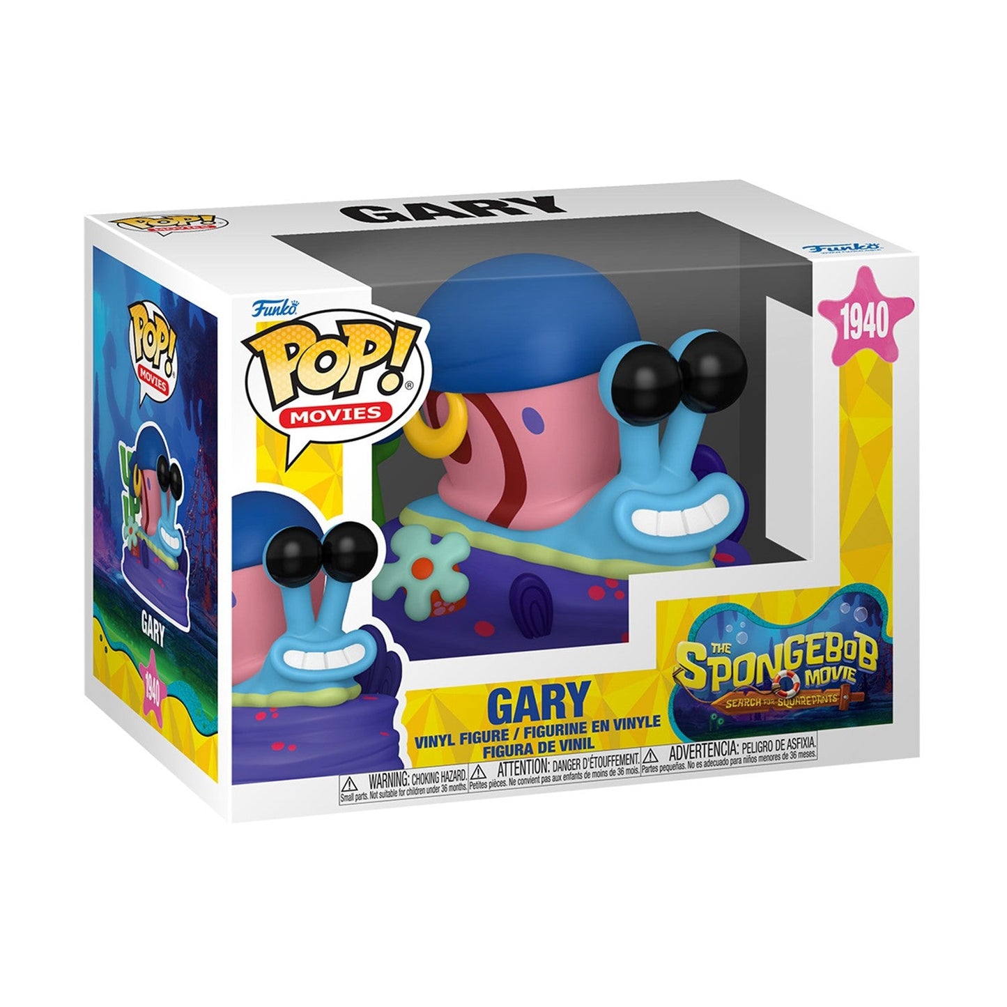Funko Pop! The SpongeBob Movie Search For SquarePants - Gary 1940 Figure + Pop Protector