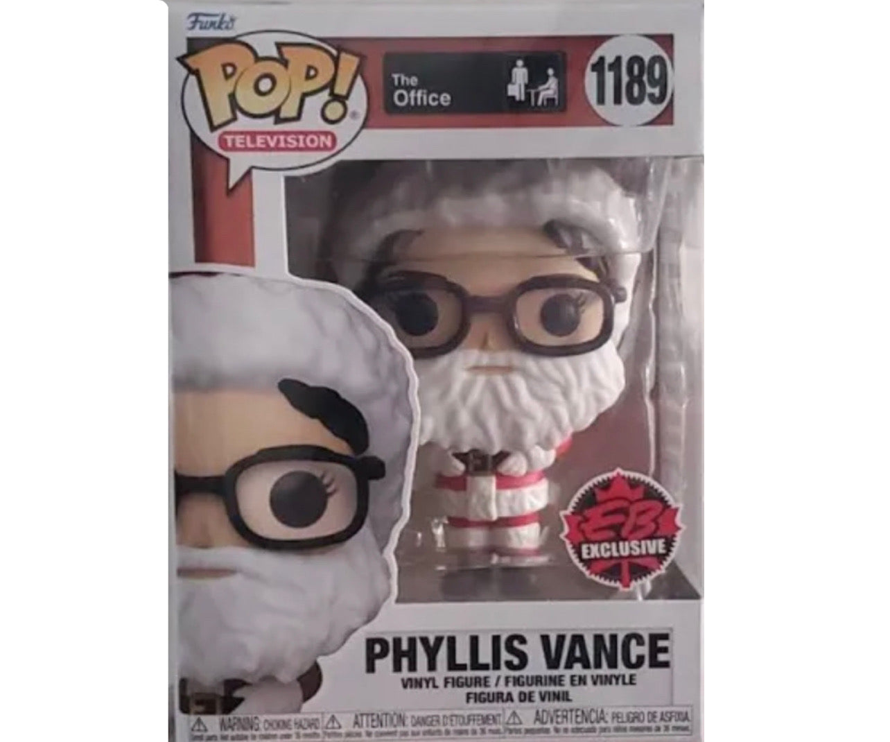 Funko Pop! The Office - Phyllis Vance 1189 EB Exclusive + Free Protector