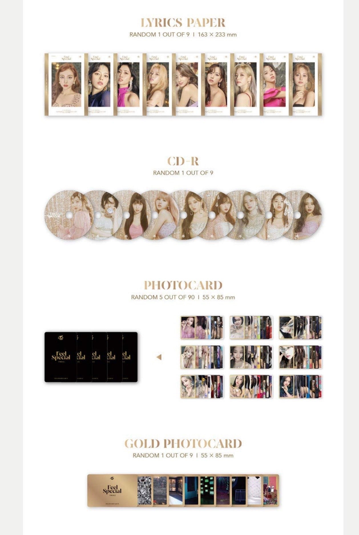 K-pop Twice Feel Special 8th Mini Album B Ver.